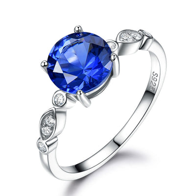 Anillo de Plata con Zafiro - Piedra de Nacimiento para Mujer - Image 6