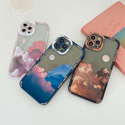Funda Protectora Atardecer en Nubes para Móvil