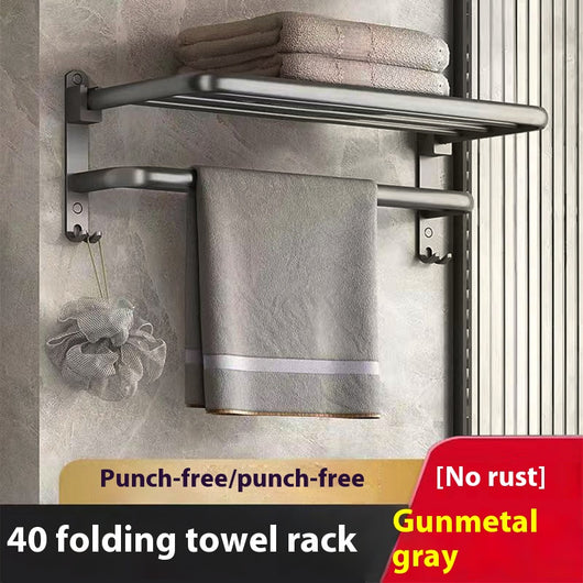 Toallero de Aluminio sin Perforación para Baño - Image 10