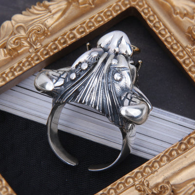 Anillo Cabeza de Toro Plata 925 Esterlina - Diseño Personalidad Audaz - Image 9