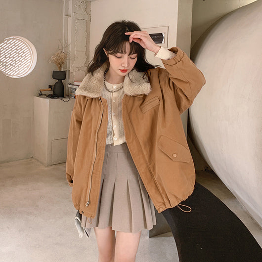 Chaqueta de Algodón Grueso Suelta y Cómoda - Image 10