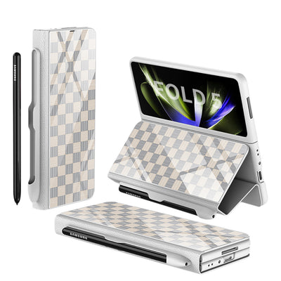 Funda de Cristal Protectora para Galaxy Z Fold5 - Diseño Flip Creativo - Image 12