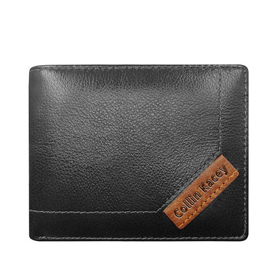 Billetera Corta de Cuero Genuino para Hombre con Múltiples Compartimentos - Image 18