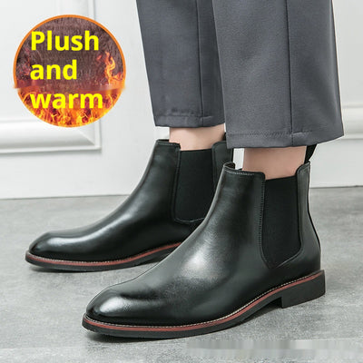 Botas Cortas de Invierno para Hombre Talla Grande con Forro Polar - Image 13