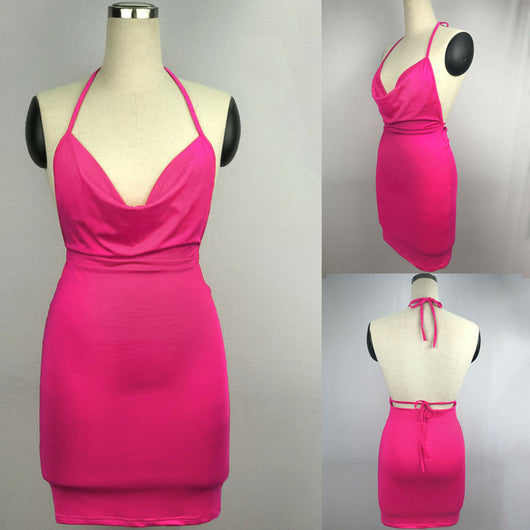 Vestido Backless con Tirantes Suspender para Mujer - Image 17