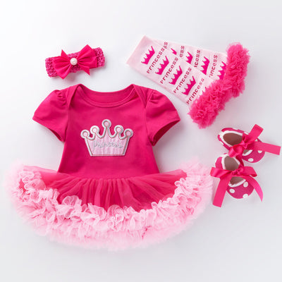 Pelele de Algodón Premium para Bebé - Vestido Romper Rosa Pálido de Manga Corta - Image 11