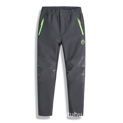 Pantalones Tácticos de Soft Shell para Niños - Otoño e Invierno - Image 11