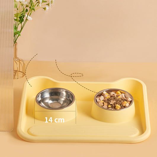 Comedero Doble Inclinado para Perros y Gatos con Protección Cervical - Image 5