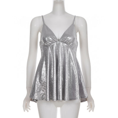Camisola Sexy Escotada con Lentejuelas para Mujer - Image 10