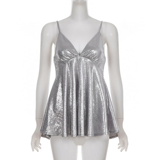 Camisola Sexy Escotada con Lentejuelas para Mujer - Image 10