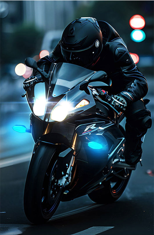 Luz Trasera LED Multicolor 12V para Motocicletas - Proyector de Alta Luminosidad con Señales de Giro - Image 15