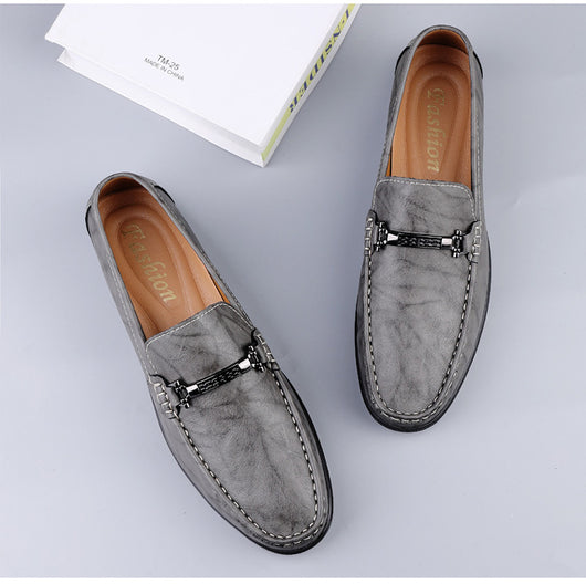 Zapatos de Cuero Genuino Transpirables Talla Grande para Hombre - Image 15