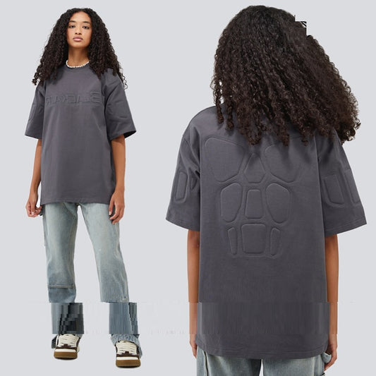 Camiseta Holgada de Algodón Puro para Hombre - Corte Casual Clásico
