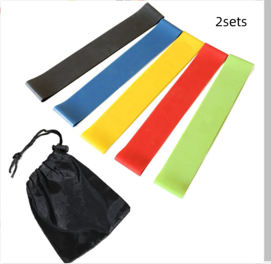 Bandas Elásticas de Resistencia 5 Niveles para Yoga y Entrenamiento - Image 17