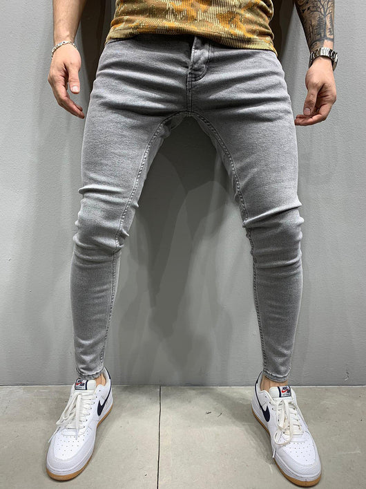 Pantalones Vaqueros Slim Fit con Elasticidad para Hombre - Image 12