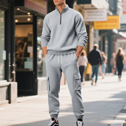 Pantalones Deportivos Térmicos con Forro Polar y Cierre - Image 4