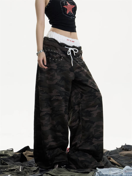 Pantalones Deportivos Casuales a Rayas para Mujer - Image 9