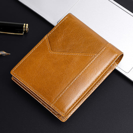 Cartera de Cuero Retro Antirrobo con Protección RFID para Hombre - Image 11