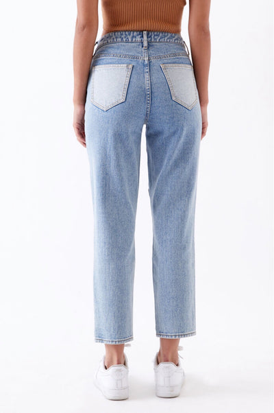 Jeans Retro Slim Straight de Algodón con Costura Clásica - Image 5
