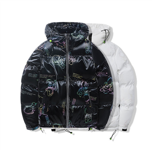 Abrigo de Invierno Acolchado con Capucha para Hombre - Image 5