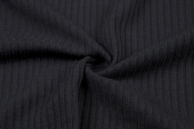 Suéter Cropped Ajustado de Manga Larga y Botón Único - Image 14
