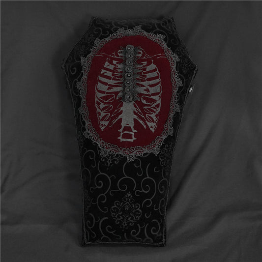 Almohada Larga Diseño Ataúd Terrorífico