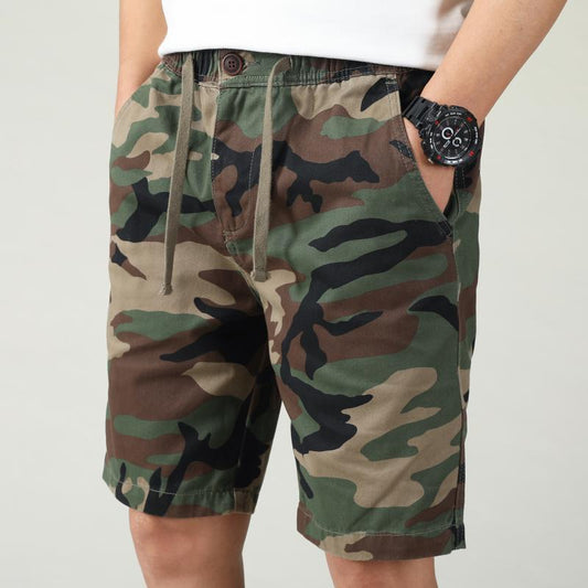 Pantalones Cortos de Trabajo Deportivo en Algodón con Cinco Bolsillos