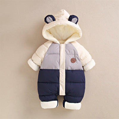 Mameluco Acolchado de Algodón para Bebé - Conjunto de Invierno y Otoño - Image 15
