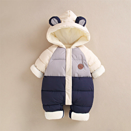 Mameluco Acolchado de Algodón para Bebé - Conjunto de Invierno y Otoño - Image 15