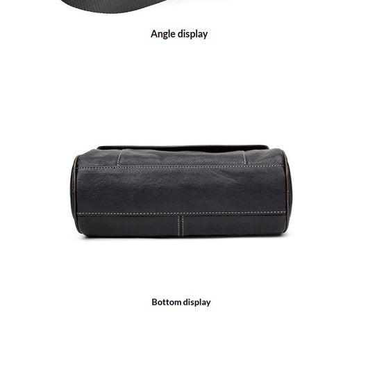 Bolsa Crossbody de Cuero Curtido al Vegetal para Hombre - Estilo Vintage - Image 20