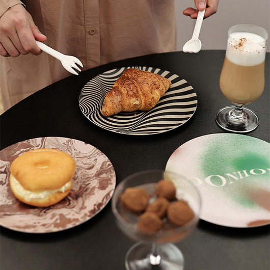 Plato Multiusos de Fibra de Bambú - Diseño Artesanal para Desayuno, Ensalada y Picnic - Image 10