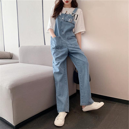 Jeans Sueltos Retro Estilo Hong Kong con Bolsillos Grandes para Mujer - Image 9