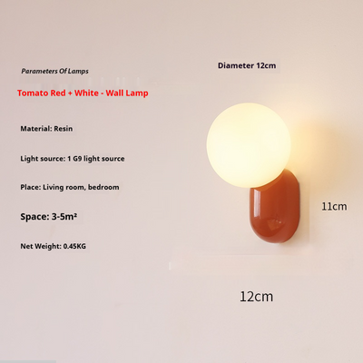 Lámpara Nocturna de Pared Estilo Clásico Crema - Image 10
