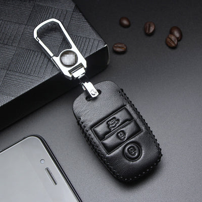 Funda de Cuero Genuino para Llaves del Auto - Image 2