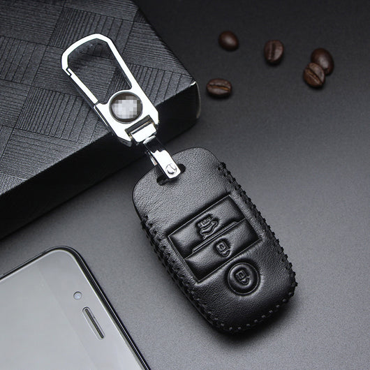 Funda de Cuero Genuino para Llaves del Auto - Image 2