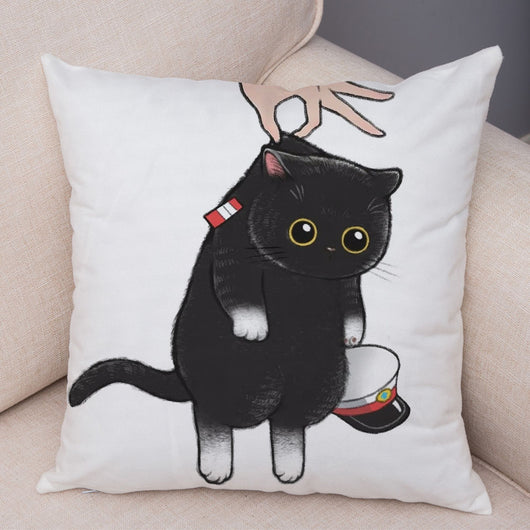 Funda de Almohada de Lino con Estampado Moderno para Sofá y Coche - Image 14