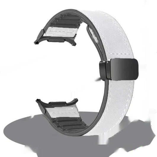 Correa Magnética Galaxy Watch de Cuero y Silicona para Hombre - Image 13