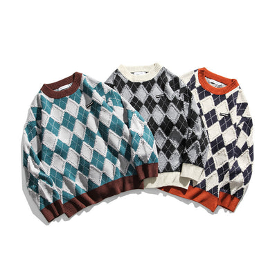 Suéter de Punto Británico para Mujer - Tendencia de Pareja - Image 7