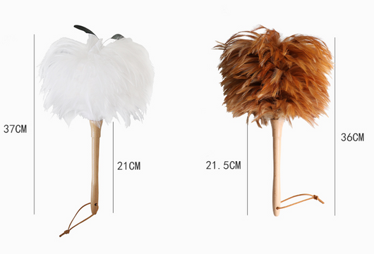 Plumero de Plumas Blanco - Limpiador de Polvo Decorativo - Image 11