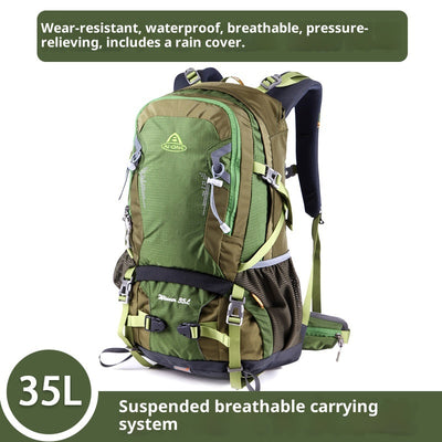Mochila de Senderismo 35L Ultra Ligera - Tela Oxford Resistente Unisex - Image 13