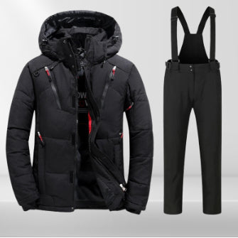 Chaqueta de Invierno para Hombre con Capucha, Plumón de Pato y Múltiples Bolsillos - Image 17