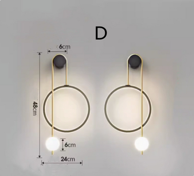 Lámpara de Pared Moderna sin Instalación para Dormitorio y Pasillo - Image 31