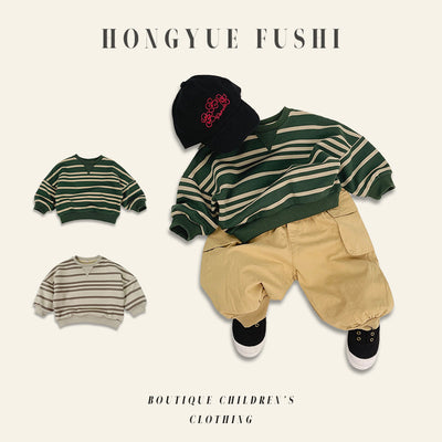 Playera Casual Oversize para Niños y Niñas con Hombros Caídos
