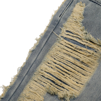 Jeans Desgastados a Mano con Efecto Vintage para Hombre - Image 16