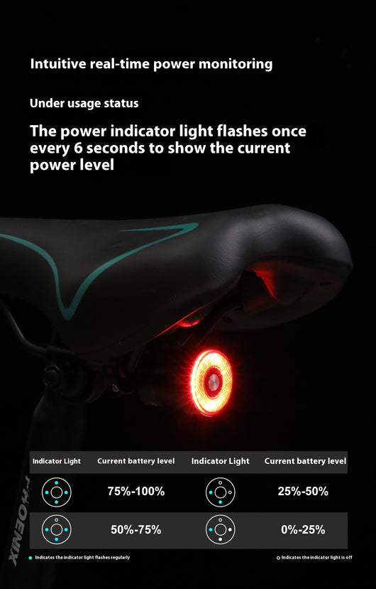Luz Trasera de Advertencia para Bicicleta de Ruta - Image 12