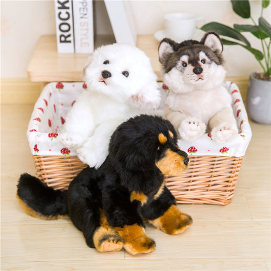 Peluche Lobo Gris Realista - Muñeco de Lobo de las Praderas - Image 3