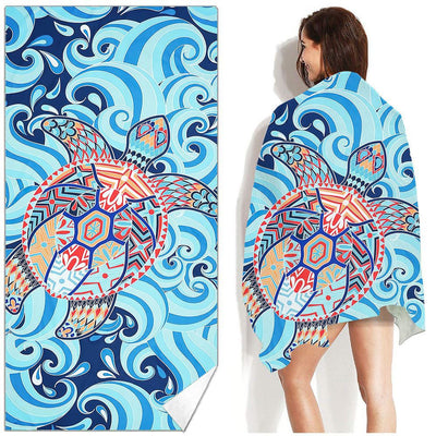 Toalla de Playa Bohemia Estampada - Absorbente y Versátil - Image 17