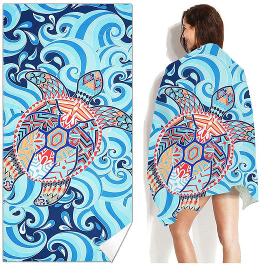 Toalla de Playa Bohemia Estampada - Absorbente y Versátil - Image 17