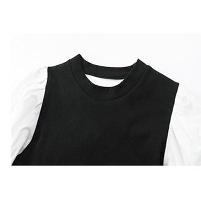 Blusa Tejida Calada con Espalda de Encaje - Image 4