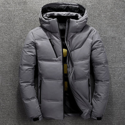 Chaqueta de Plumas para Hombre con Corte Atlético - Image 6